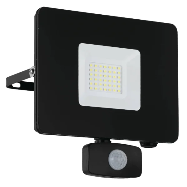 Wandleuchte EGLO "Faedo 3", LED, 31W, Alu, 5000K, 3400lm, mit Sensor