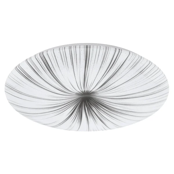 Wand-/Deckenleuchte EGLO "Nieves", 7-flammig, LED, 3710lm, 3000K, weiß/silber