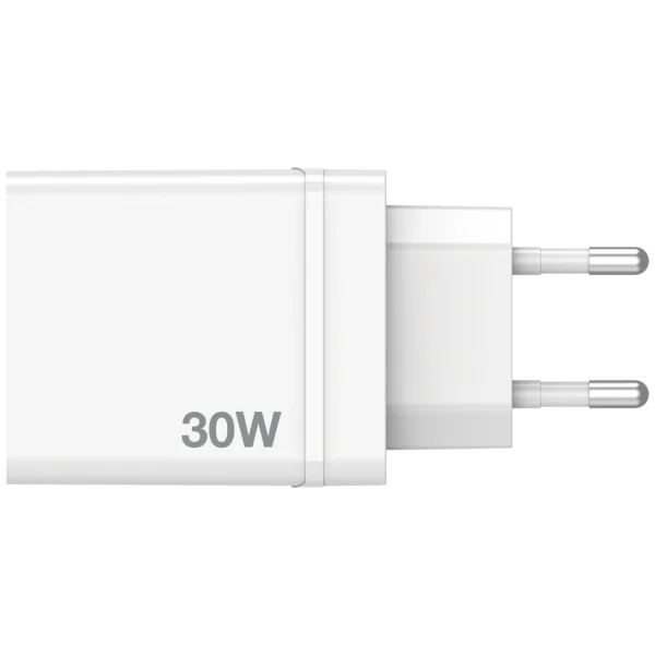 Ladeadapter Verbatim "CHR-30EU2", 30W, weiß, 2xUSB-A, 1xUSB-A QC, 1xUSB-C PD