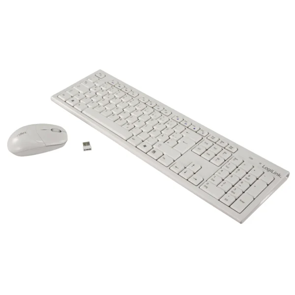 PC-Desktop-Set LogiLink, USB Maus und Tastatur mit Autolink-Funktion, weiß