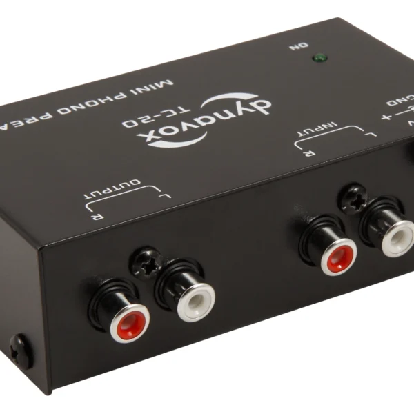 Phonovorverstärker TC-20 dynavox, schwarz,