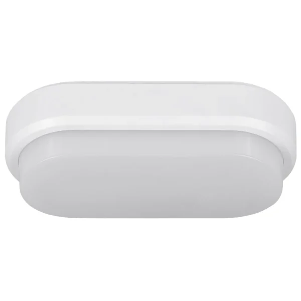 LED-Feuchtraumleuchte Oval IP54, 550lm, 4000K, 8W, 200x100x50mm, neutralweiß