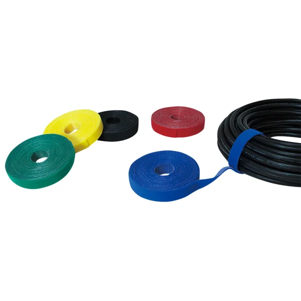 Kabelbinder aus Klettband, 4m, blau