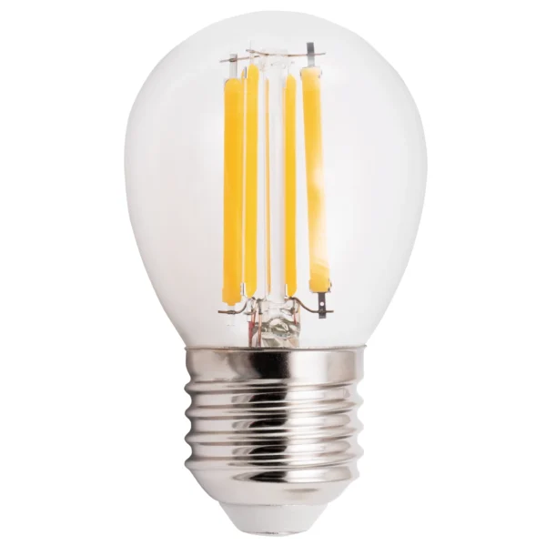 LED Filament Tropfenlampe McShine "Filed", E27, 6W, 820 lm, warmweiß, klar