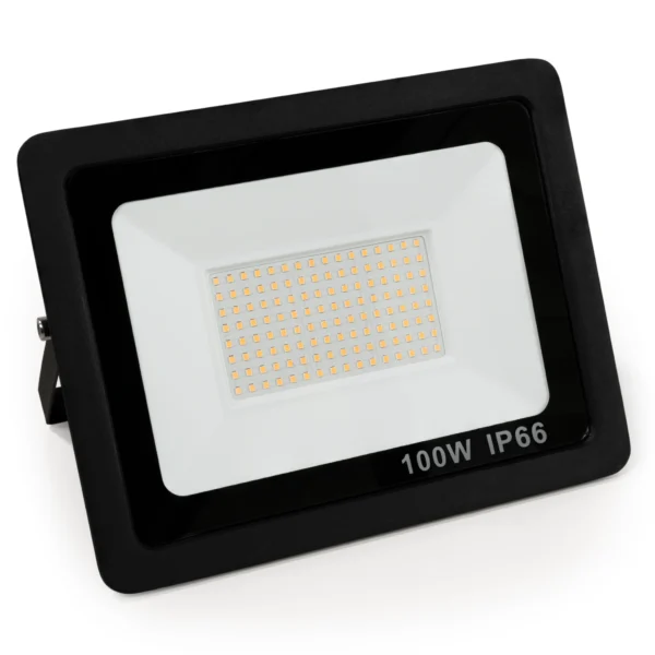 LED-Außenstrahler McShine "Slim" 100W, 8500 Lumen, IP66, 3000K, warmweiß