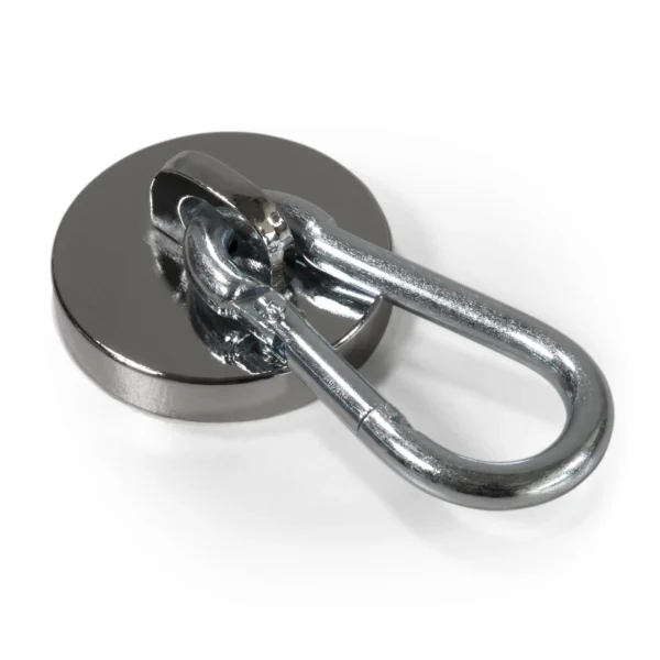 Rundmagnet mit Karabiner Ø 28mm
