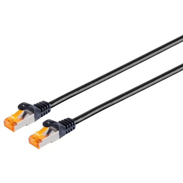 Patchkabel CAT 6a S/FTP Outdoor, schwarz, 15m