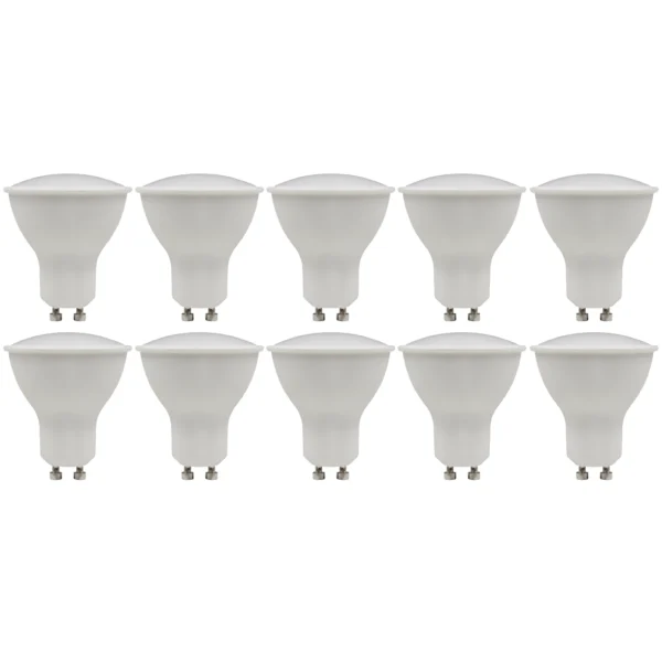 LED-Strahler McShine "PV-90" GU10, 9W, 900lm, 120°, 3000K, warmweiß, 10er-Pack