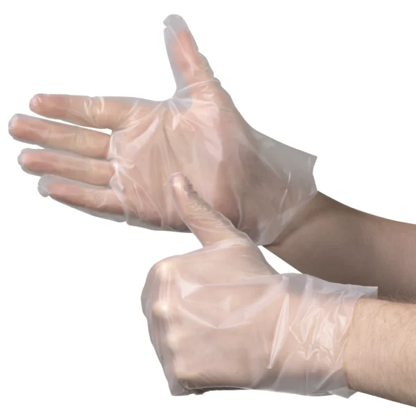 Einweghandschuhe TPE, 200 Stück, Größe XL transparent