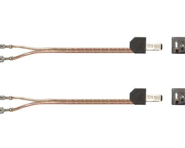 LS Kabel 2 x 0,75mm², gelängt mit runden DIN Steckern