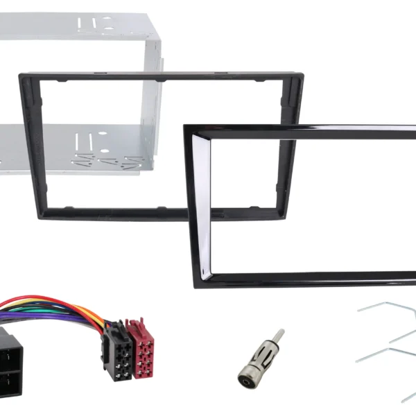 D032 Montageset für Opel schwarz glänzend PIANO